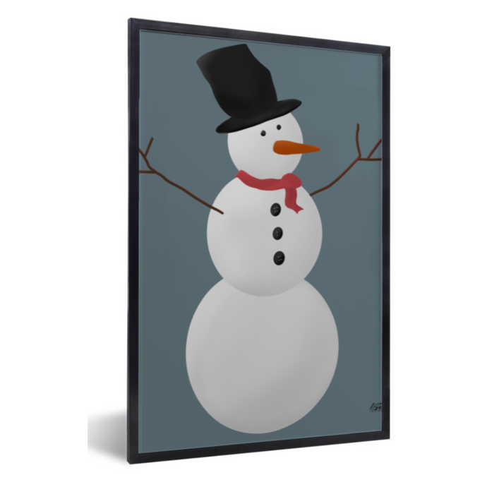 frosty the snowman kerst poster