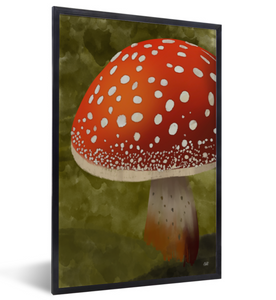 Poster paddenstoel