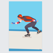 Afbeelding in Gallery-weergave laden, Poster sport schaatsen
