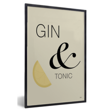 Afbeelding in Gallery-weergave laden, Poster Gin&amp;Tonic
