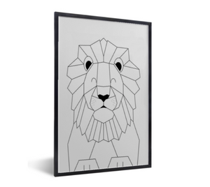 Poster leeuw