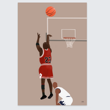 Afbeelding in Gallery-weergave laden, poster basketbal Michael Jordan the shot
