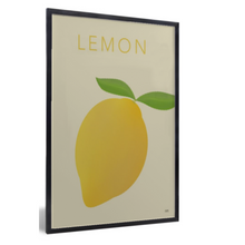 Afbeelding in Gallery-weergave laden, Lemon poster in lijst
