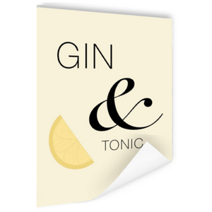 Poster Gin&Tonic