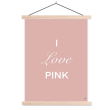 Afbeelding in Gallery-weergave laden, poster roze met poster hangers schoolplaat
