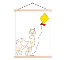 Afbeelding in Gallery-weergave laden, Poster gekke alpaca
