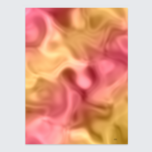 poster kleuren explosie, roze en geel