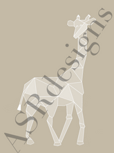 Afbeelding in Gallery-weergave laden, Bohemian poster giraffe
