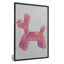 Afbeelding in Gallery-weergave laden, poster balloon dog donker roze
