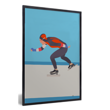 Afbeelding in Gallery-weergave laden, Poster sport schaatsen
