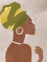Afbeelding in Gallery-weergave laden, Poster Afrikaanse krachtige vrouw
