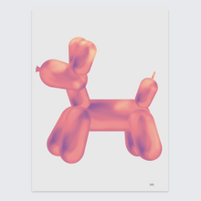 Afbeelding in Gallery-weergave laden, poster balloon dog donkerroze
