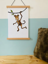 Afbeelding in Gallery-weergave laden, Poster vrolijk aapje
