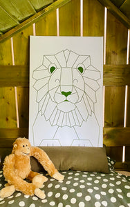 Poster leeuw