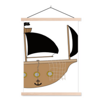 Afbeelding in Gallery-weergave laden, Poster piratenschip
