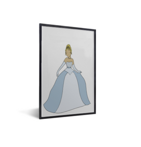 Poster prachtige prinses