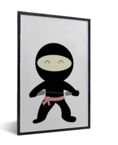 Poster ninja nunchucks