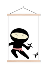 Afbeelding in Gallery-weergave laden, Poster ninja ninjasterren
