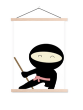 Afbeelding in Gallery-weergave laden, Poster ninja vechtstok
