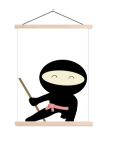 Poster ninja vechtstok