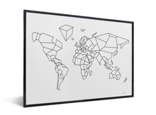 Afbeelding in Gallery-weergave laden, Geometrische wereldkaart
