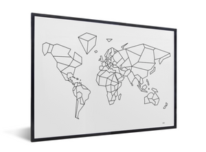 Geometrische wereldkaart