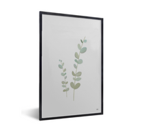 Afbeelding in Gallery-weergave laden, poster eucalyptus plant in zwarte lijst
